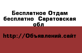 Бесплатное Отдам бесплатно. Саратовская обл.